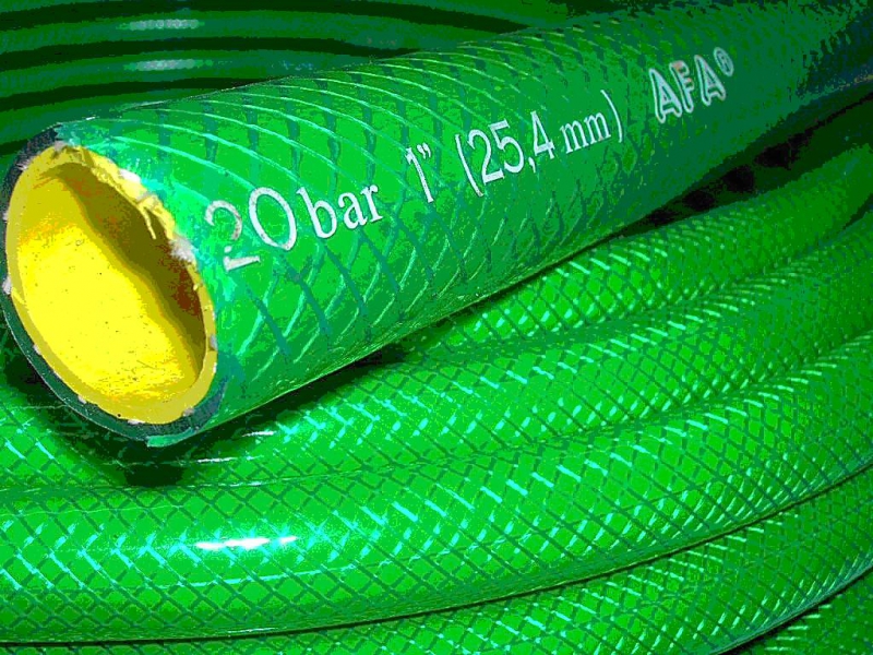 MANGUERA TRENZADA VERDE 1/2 
