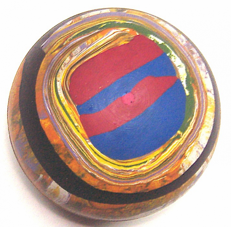 Pelota de goma 75 mm maciza