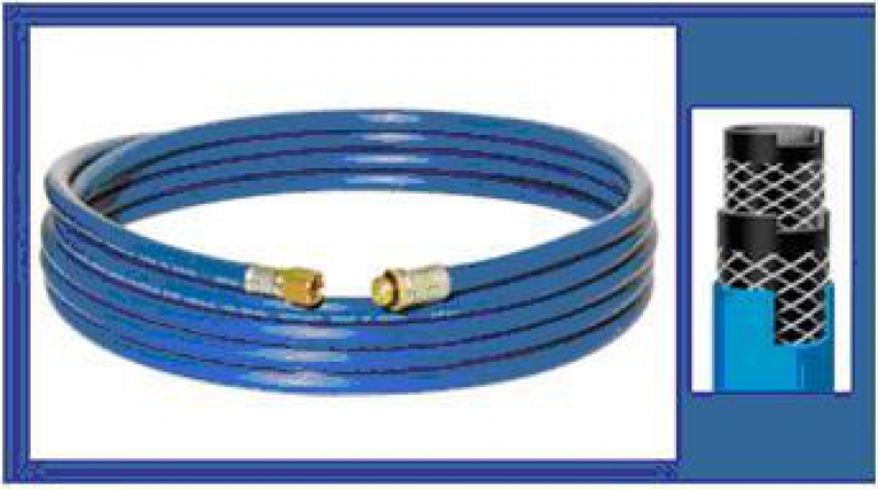 MANGUERA AGRY SPRAY AZUL CON TERMINALES 10 MM